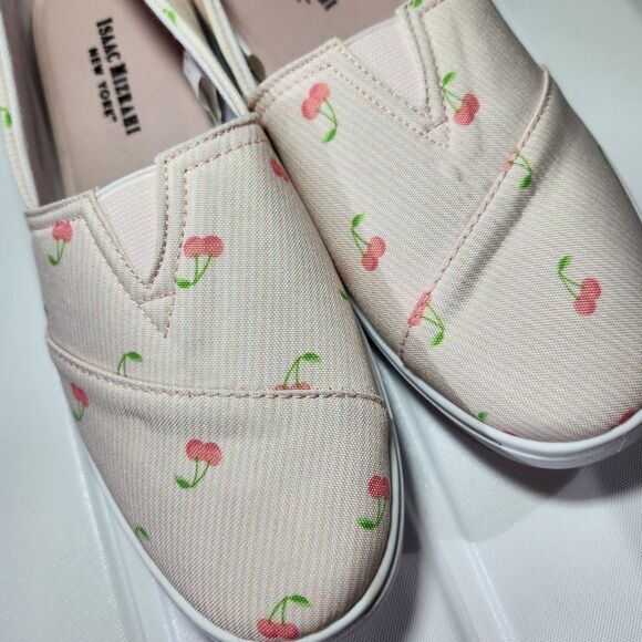🇬🇪🔸️NWT Isaac Mizrahi Striped Cherry Print Slip On Sneakers Size 8 - Picture 6 of 13